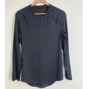 Lululemon Mens XS License to Train Long Sleeve Black Workout Shirt